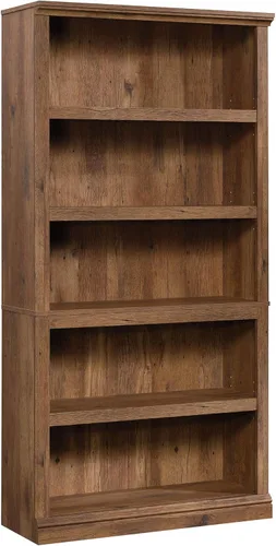 Vista 20 de Sauder - Estantería dividida de 5 estantes / Estante para libros, acabado en roble engrasado