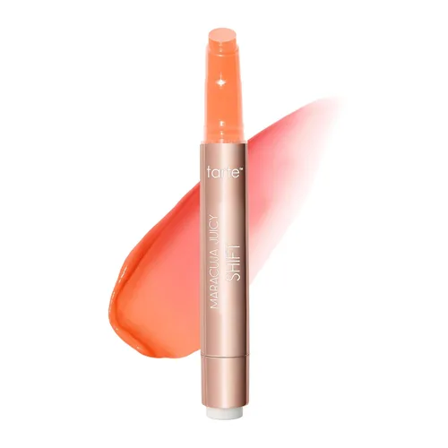 Vista 12 de tarte maracuja juicy lip & cheek shift - pH-Powered Lip Stain & Cheek Stain, Lip Gloss Balm with Hyaluronic Acid for Smooth Moisturized Lips & Cheek