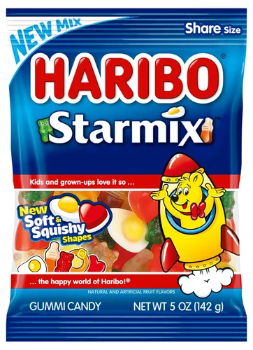 Vista 11 de HARIBO - Gomitas de ositos, bolsa resellable de 10 onzas, sabores surtidos