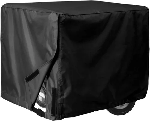 Porch Shield - Cubierta universal impermeable para generador de 24 x 18 x 18 pulgadas - para la mayoría de generadores 3000-4500, color negro