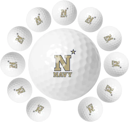 Vista 73 de LinksWalker Bolas de golf universitarias 12 bolas de regalo, tamaño reglamentario, bolas de 2 piezas