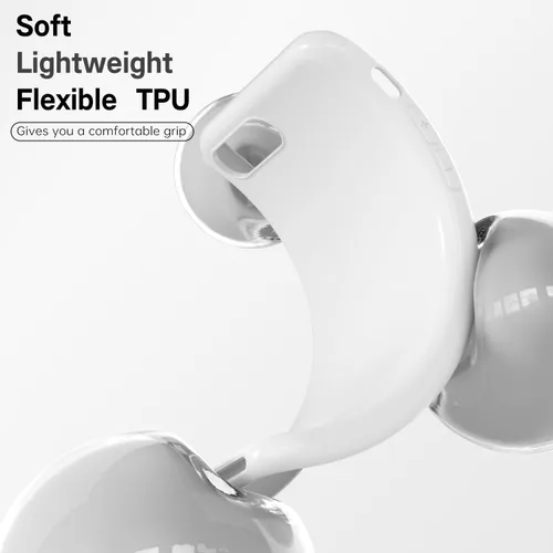 Vista 713 de Svanove para iPhone 7 Plus/ 8 Plus, funda de silicona, de goma suave brillante y gel de jey lindo, funda protectora de plástico simple y lisa