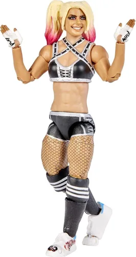 Vista 3 de Mattel WWE Ultimate Edition - Conjunto de figura de acción y accesorios, Alexa Bliss de 6 pulgadas coleccionable con 30 puntos de articulación