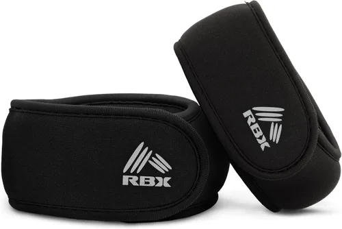 RBX Juego de pesas para muñeca y tobillo (2 libras/1 libra cada uno), ajuste cómodo ajustable para entrenamiento y tonificación