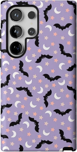 Vista 432 de Casely Funda para Galaxy S9 Postura de cadáver Yoga de esqueleto Diseño protector delgado esencial de doble capa