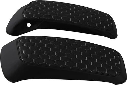 Vista 19 de TCMT - Tapa de maletero de viaje con costuras negras para Harley Touring 2014-2025 Road King Road Street Electra Glide Pack