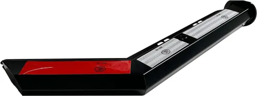 Vista 5 de BST BSSP Juego de 2 Soportes Colgantes de Guardabarros con Resorte Angular Negro para Semirremolques, Espaciado de Pernos de 1-1/8" 1.125", Colgante