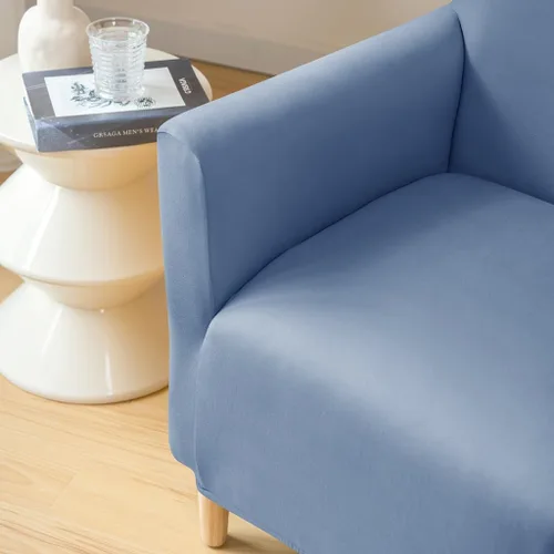 Vista 5 de XMAYODS Funda para silla de club, funda para silla de bañera, fundas suaves y redondas para silla de sofá, fundas de sofá con parte inferior #31