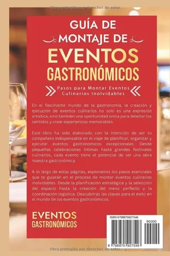Vista 2 de Guía de Montaje de Eventos Gastronómicos Pasos para Montar Eventos Culinarios Inolvidables Cómo Organizar un Eventos Gastronómicos Guía Montaje