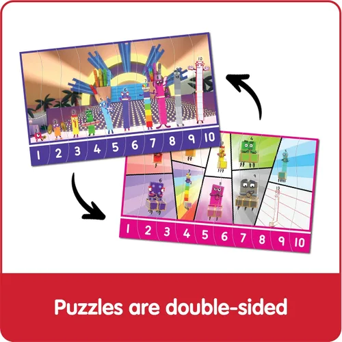 Vista 4 de hand2mind Juego de rompecabezas de secuencia Numberblocks, Tarjetas de secuencia, Juego de emparejar, Juguetes matemáticos, Juguetes educativos