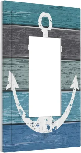 Vista 148 de Cubiertas decorativas para placa de interruptor, bandera estadounidense, receptáculo de 1 banda, placa de pared dúplex, cubierta de interruptor