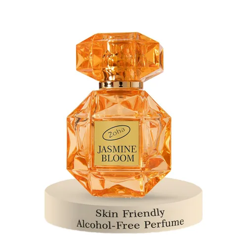 Vista 5 de Zoha Jasmine Bloom - Perfume de jazmín para mujeres y hombres, aceite de perfume sin alcohol en roll-on, perfume natural limpio de tamaño de viaje
