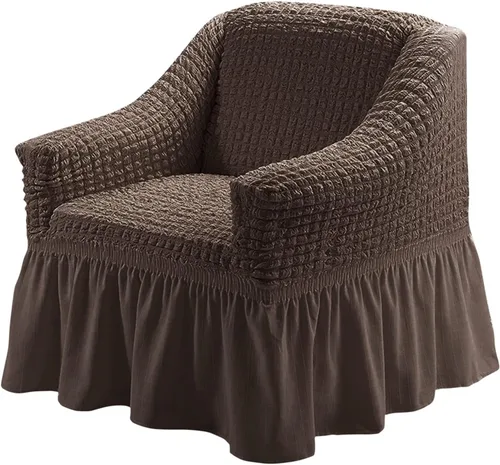 Vista 33 de Jeloris Funda Elástica para Sillón de Fácil Ajuste Cubierta de Sofá con Falda, Protector de Muebles Universal Duradero Lavable de Alta Elasticidad