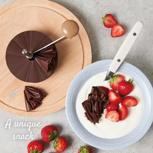 Vista 3 de BOSKA Rizador de queso Amigo de acero inoxidable – Lo mejor para rueda de queso o chocolate – Trituradora multifuncional a prueba de óxido – Flaker