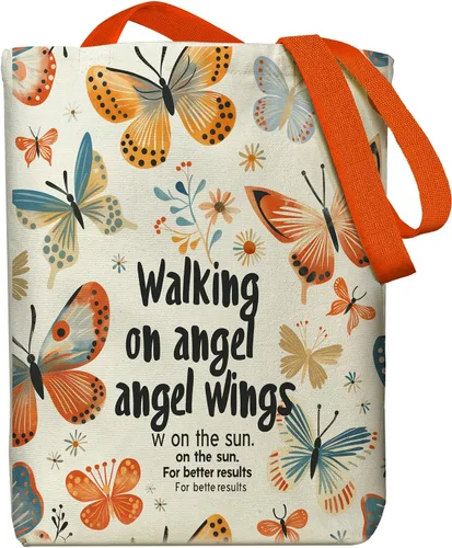 Vista 10 de itgowisa Bolsa de lona para mujer, bolsa de mano con bolsillo interior con cremallera, bolsa de lona con cremallera para compras, trabajo