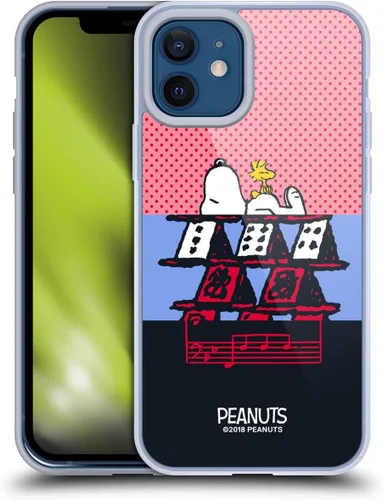 Vista 332 de Head Case Designs Officially Licensed Peanuts Charlie & Woodstock Nap Halfs and Laughs Gel Case [Military Grade Protection] Compatible with Apple