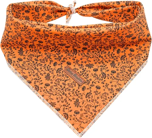 Vista 14 de Pañuelo de otoño para perro, 1 bufanda de Halloween para perro, bufandas para perros, bufanda para mascotas, pañuelo para mascotas, bufandas