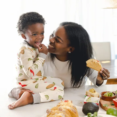 Vista 3 de Burts Bees - Conjunto de pijama para bebé camiseta y pantalón de 2 piezas 100 algodón orgánico