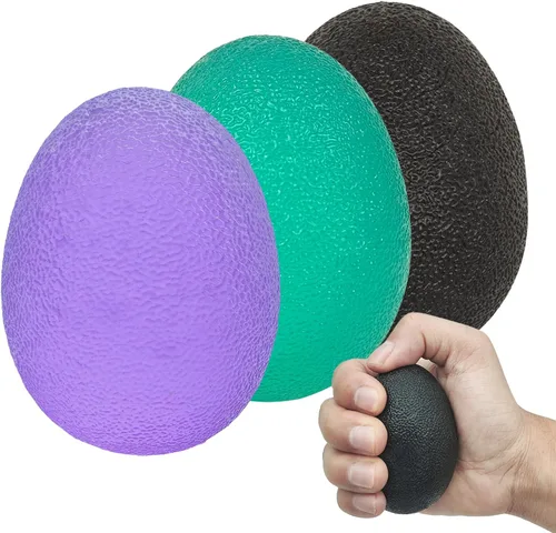 Vista 8 de Stress Balls for Adults, Hand Exersicers for Strength, Squeeze Balls for Hand Therapy, Hand Exersice Balls for Hand, Finger and Wrist Training with