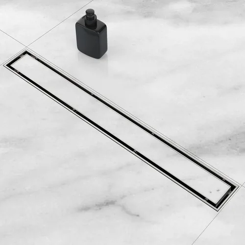 Vista 9 de ZEKOO Drenajes lineales de ducha de 12 pulgadas para azulejos, drenaje de ducha 2 en 1 de níquel cepillado, drenaje de ducha lineal de acero