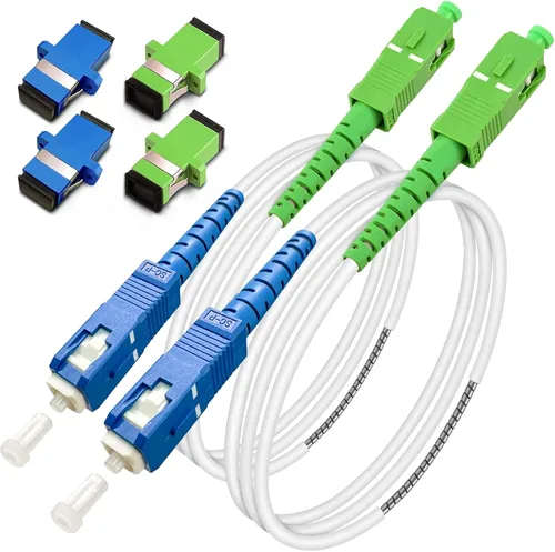 Vista 7 de Cable de conexión de fibra óptica SM SC/UPC a SC/APC, cable de conexión de fibra óptica de un solo modo, cable de conexión óptico de puente de fibra