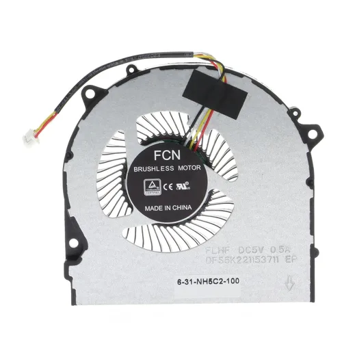 Vista 5 de Ventilador de refrigeración GPU de repuesto para GIGABYTE Gaming G5 G7 MD GD KC FLHJ FMQ8 DFS5M325063B1N