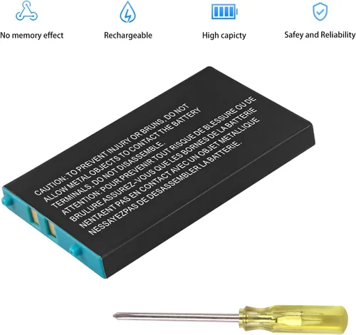 Vista 5 de Battery for Nintendo Gameboy Advance SP 1600mAh Rechargeable Lithium-ion Battery Replacement for Nintendo GBA SP AGS-001 SAM-003