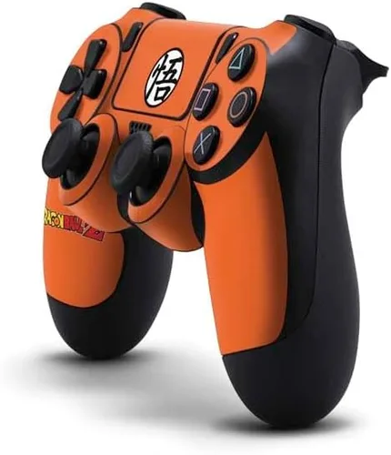 Vista 2 de Skinit Decal Gaming Skin Compatible with PS4 Controller - Officially Licensed Dragon Ball Z Goku Iconic Kanji Symbol Design