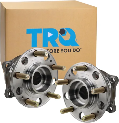 Vista 190 de Conjunto de rodamiento de rueda y buje TRQ para parte trasera izquierda y derecha, 2 piezas, compatible con Ford Expedition 2007-2010 y Lincoln