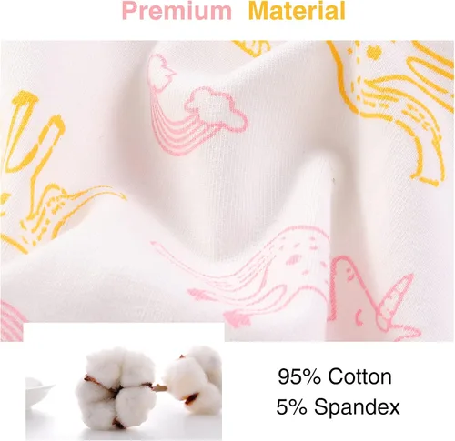 Vista 5 de BANGSAUR Vestido de verano para niña, paquete de 2 camisetas de algodón, 3-12 años