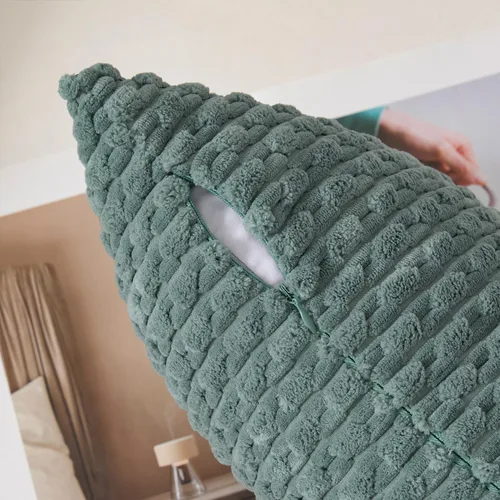 Vista 80 de Kevin Textile - Juego de 2 fundas de almohada decorativas de pana suave, estilo bohemio, a rayas, decoración del hogar para sofá, cama, sofá y sala