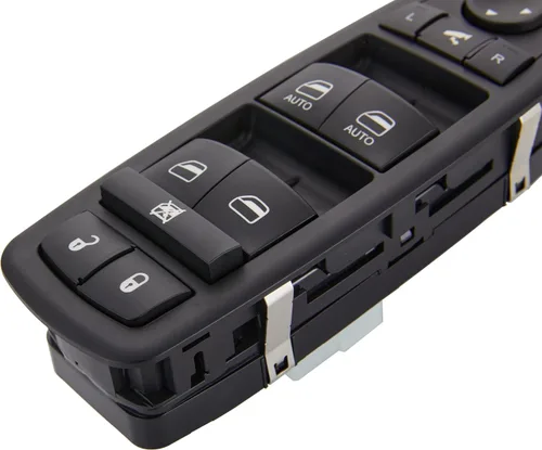 Vista 5 de Interruptor de ventana eléctrica. 11 pines de metal. Se ajusta para 2014-2018 Jeep Grand Cherokee. 68184803AC. Interruptor maestro de control