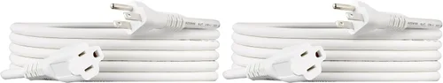 Vista 6 de Yaxa Basics - Cable de extensión de 6 pies, 3 clavijas, extensor de toma de corriente, cable de extensión para interiores, 13 amperios, 125 V