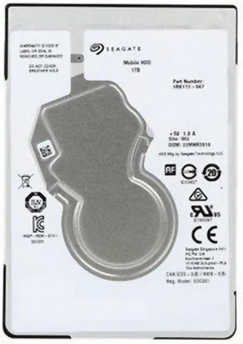 Vista 5 de Seagate 1TB HDD móvil SATA 6Gb/s 128MB de caché 6,4 cm unidad interna en blanco (ST1000LM035)
