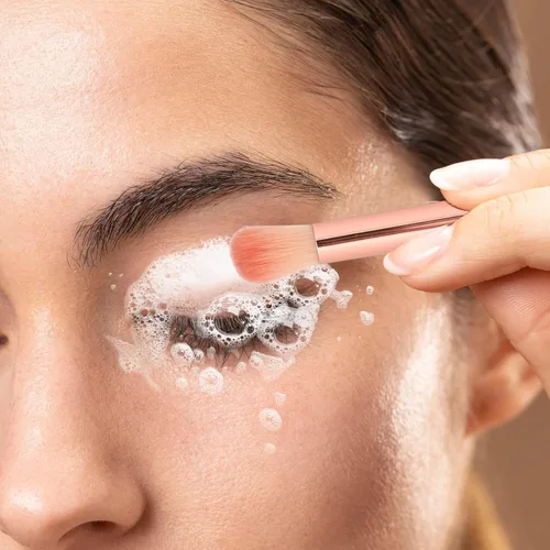 Vista 5 de Cepillo de limpieza para extensiones de pestañas, 10 unidades, cepillos de baño para limpieza, champú de pestañas, cepillo de limpieza, suministros