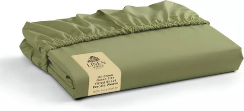 Vista 44 de Sábana bajera de 100% algodón percal, tamaño individual, turco pastel, 1 sábana bajera con bolsillos profundos, ropa de cama fresca y resistente, 39