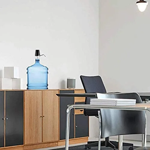 Vista 3 de Dispensador de agua automático para botellas de agua potable, interruptor de bomba para jarras de 3 a 5 galones de carga USB, dispensador de agua