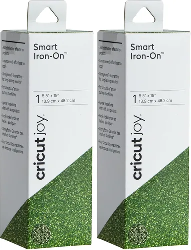 Vista 16 de Cricut Joy Smart Glitter - Vinilo termotransferible para planchar, color aguamarina, (rollo de 5.5 x 19 pulgadas), vinilo de transferencia de calor