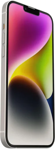 Vista 4 de OtterBox ALPHA GLASS Series - Protector de pantalla antimicrobiano para iPhone 14 Plus, respuesta táctil impecable, resistente a las huellas
