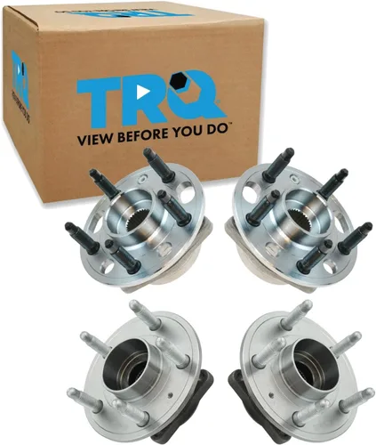 Vista 79 de Conjunto de rodamiento de rueda y buje TRQ para parte trasera izquierda y derecha, 2 piezas, compatible con Ford Expedition 2007-2010 y Lincoln