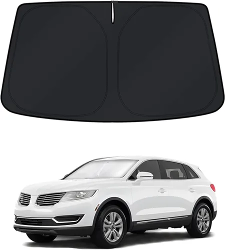 Vista 74 de KUST Parasol para parabrisas para Ford Fusion 2013-2020 2021, accesorios, pantalla de ventana, protector de visera solar, plegable, bloquea