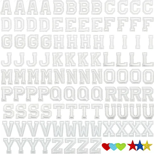 Vista 19 de Jongdari 30 piezas de números para planchar para ropa, pequeños parches de números bordados con adhesivo planchado, 3 juegos de 0-9 apliques