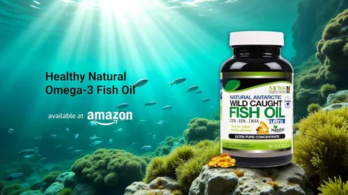 Vista 7 de Wild Caught Omega 3 Aceite de Pescado DPA-EPA-DHA Suplemento de aceite de pescado de 2,900 miligramos
