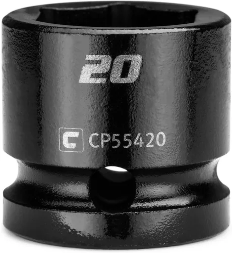 Vista 16 de Capri Tools Zócalo de impacto rechoncho de 0.394 in, accionamiento de 1/2", 6 puntos, métrico, CP55410
