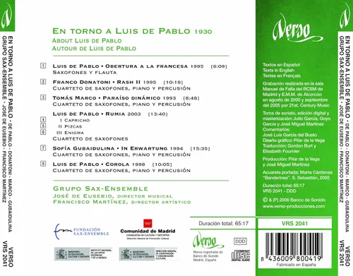 Vista 3 de En Torno a Luis Pablo