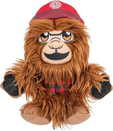 Vista 33 de Bleacher Creatures Atlanta Hawks Harry The Hawk Mascot Kuricha Sentado de Felpa - Suave Mascota Inspirada en Chibi