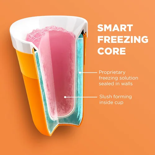 Vista 6 de Fábrica de batidos Zoku Slush y Shake Maker, color naranja, Casual, talla única , Azul