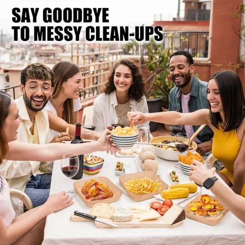 Vista 7 de Forros desechables para freidora de aire, 200 forros de papel para freidora de aire de 8 pulgadas, papel pergamino sin blanquear para canasta