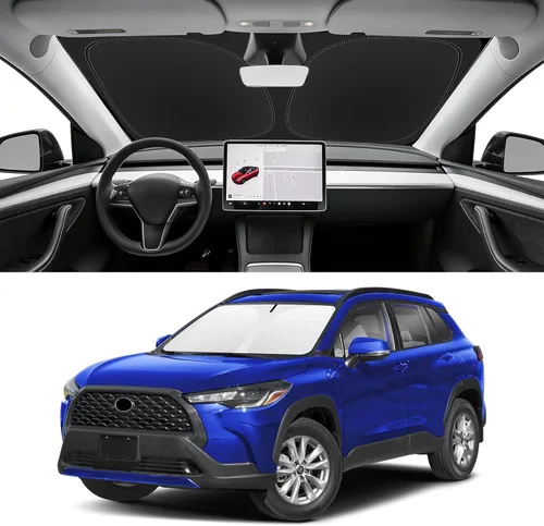 Vista 36 de Parasol plegable para parabrisas visor solar para ventana frontal accesorios de automóvil