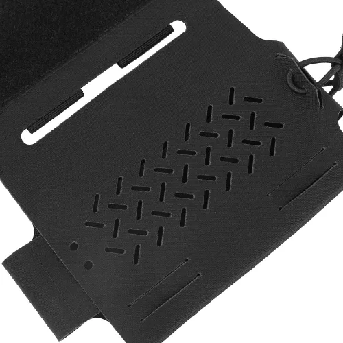 Vista 4 de Bolsa de extensión táctica Cummerbund Universal Side Magazine Holster Pouch para chaleco táctico con panel de gancho y bucle, rápido fijado y fijo